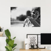 Gemalt Gecko Poster (Heimbüro)