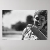 Gemalt Gecko Poster (Vorne)