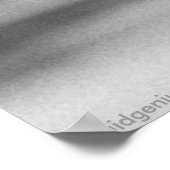 Gemalt Gecko Poster (Ecke)