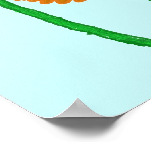 Gemalt Gerbera Daisies Poster (Ecke)