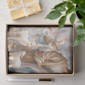 Gemalt Heilige Familienszene mit Tieren Seidenpapier (Geschenk)