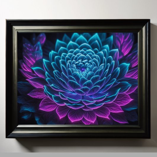 Gemalt in Blume 5:4 Poster