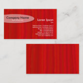 Gemalt - Kastanienbraun Visitenkarte (Vorne/Hinten)