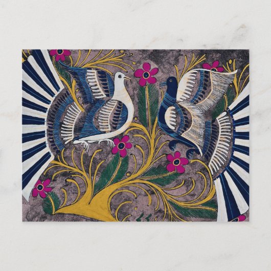 Gemalt mexikanisches Design, Cuernavaca, Mexiko Postkarte (Vorderseite)