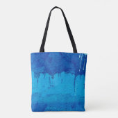 Gemalt strukturiert und dekorativ abstrakt, Archit Tasche (Rückseite)