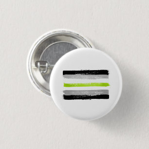 GEMALTE AGENDER-STOLZFLAGGE BUTTON
