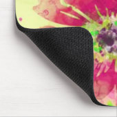 Gemalte Aquarellmohnblumen 2 Mousepad (Ecke)