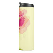 Gemalte Aquarellmohnblumen 2 Thermosbecher (Nach rechts gedreht)