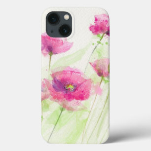Gemalte Aquarellmohnblumen 3 Case-Mate iPhone Hülle
