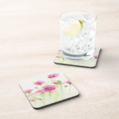 Gemalte Aquarellmohnblumen 3 Getränkeuntersetzer (Rechte Seite)