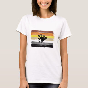 GEMALTE BÄR-STOLZFLAGGE UND SYMBOL T-Shirt