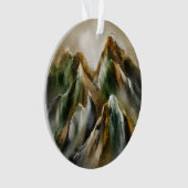 Gemalte Berge Ornament (Vorderseite)