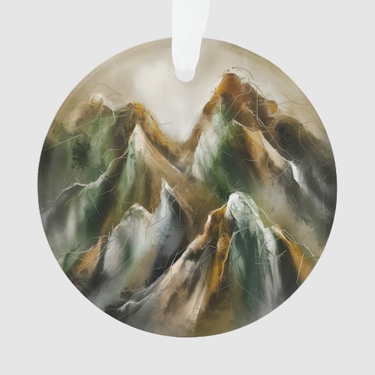 Gemalte Berge Ornament (Vorderseite)
