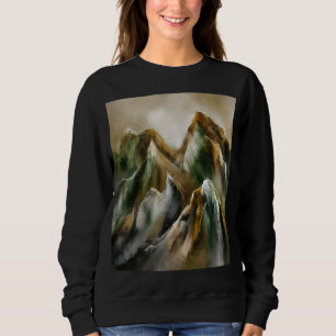 Gemalte Berge Sweatshirt