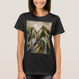 Gemalte Berge T-Shirt