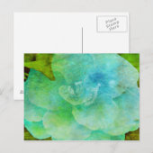 Gemalte Blume von Shirley Taylor Postkarte (Vorne/Hinten)