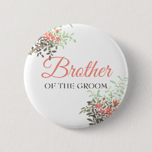 Gemalte Blumen Button