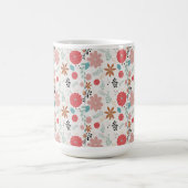 Gemalte Blumen Kaffeetasse (Mittel)
