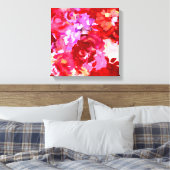 Gemalte Blumen Leinwanddruck (Insitu (Schlafzimmer))