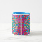 Gemalte Blumen-Tassen Tasse (Zentrum)