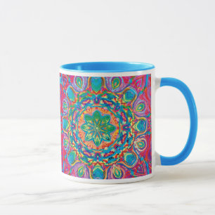 Gemalte Blumen-Tassen Tasse