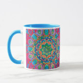 Gemalte Blumen-Tassen Tasse (Links)