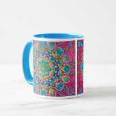 Gemalte Blumen-Tassen Tasse (Vorderseite Links)
