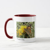 Gemalte Dame Tasse (Links)