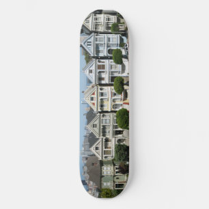 Gemalte Damen-Häuser Steiner Straße San Francisc Skateboard