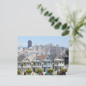 gemalte Damen Postkarte (Stehend Vorderseite)