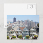 gemalte Damen Postkarte (Vorne/Hinten)