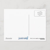 gemalte Damen Postkarte (Rückseite)