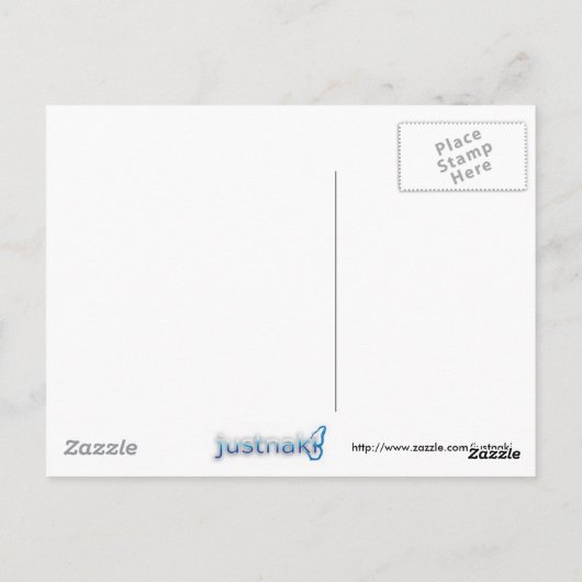 gemalte Damen Postkarte (Rückseite)