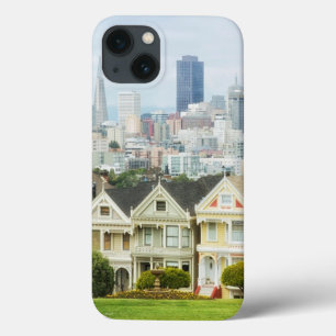 Gemalte Damen, viktorianische Häuser und Skyline Case-Mate iPhone Hülle