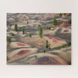 Gemalte Dünen im Vulkanpark Lassen Puzzle