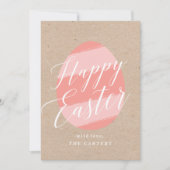 Gemalte Ei-Ostern-Grußkarte Einladung (Vorderseite)