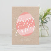 Gemalte Ei-Ostern-Grußkarte Einladung (Stehend Vorderseite)