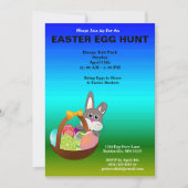 Gemalte Eier & Bunny Easter Egg Hunt Einladung (Vorderseite)