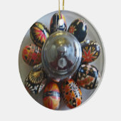 Gemalte Eier Keramik Ornament (Links)