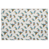 gemalte Eisvögel Stoff (Fat Quarter (45,7 x 55,9 cm))