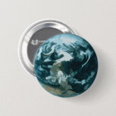 Gemalte Erde Button (Vorne & Hinten)