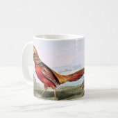 Gemalte Fasane Kaffeetasse (Vorderseite Links)