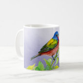 Gemalte Flagge auf lila Niederlassungskaffee-Tasse Kaffeetasse (Vorderseite Links)