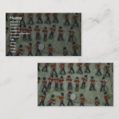 Gemalte Führungssoldaten Visitenkarte (Vorne/Hinten)