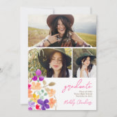 Gemalte Gartenanlagen Wildblumen 3 Foto Abschluss Ankündigung (Vorderseite)