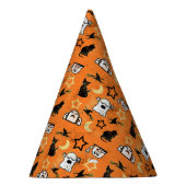 Gemalte Geister und Katzen Partyhütchen (Rechts)