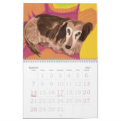 Gemalte Hundeporträts 2013, buntes und Kalender (Mär 2027)