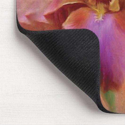 Gemalte Iris Mousepad (Ecke)