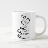 Gemalte Kaffee Riesen-Tasse Jumbo-Tasse (Rechts)