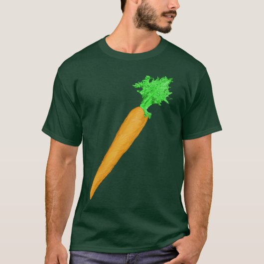 Gemalte Karotte T-Shirt (Vorderseite)